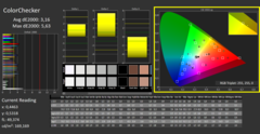 CalMAN - Color Checker (calibré)