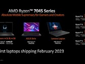 Le AMD Ryzen 9 7845HX a obtenu d'assez bonnes performances sur PassMark (image via AMD)