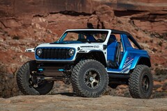 Le concept Jeep Wrangler Magneto 3.0 était une pièce unique construite par Jeep qui utilisait un moteur à flux axial compact pour entraîner les quatre roues. Il comportait également des différentiels de blocage traditionnels et deux niveaux de puissance. (Source de l'image : Stellantis)