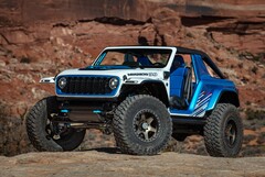 Le concept Jeep Wrangler Magneto 3.0 était une pièce unique construite par Jeep qui utilisait un moteur à flux axial compact pour entraîner les quatre roues. Il comportait également des différentiels de blocage traditionnels et deux niveaux de puissance. (Source de l&#039;image : Stellantis)