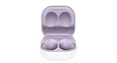 Un nouveau rendu de Galaxy Buds2. (Source : 91Mobiles)