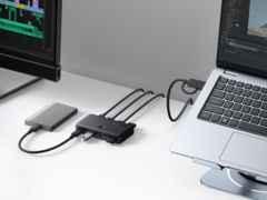 Le nouveau commutateur KVM d'Anker propose une gamme de ports USB-C et USB-A. (Source de l'image : Anker)