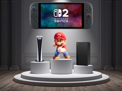 La bannière des ventes de consoles aux États-Unis pour le mois d'avril montre que la Switch 2 devance la PS5