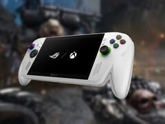 Les Asus ROG Xbox Ally et Xbox Ally X sont dotés d&#039;une manette dont le design s&#039;inspire des manettes Xbox. (Source de l&#039;image : Asus/Xbox, Bethesda, édité)