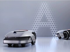 La tondeuse robotisée Dreame A1 fonctionne sans câble périphérique. (Source de l'image : Dreame)