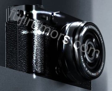 Fujifilm X-E5 en noir. (Source de l'image : Fuji Rumors) 