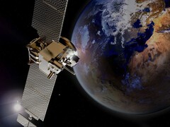 Illustration d&#039;artiste montrant une sonde spatiale en orbite autour de la Terre. (Source de l&#039;image : PIRO4D - Pixabay)