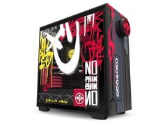 L'édition limitée du boîtier de PC de jeu NZXT H710i se présente sous la forme d'un design Cyberpunk 2077 flashy et coloré (Image : NZXT)