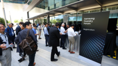 Un futur GPU de Nvidia pourrait être fabriqué par Samsung Foundry (source d&#039;image : Samsung, édité)