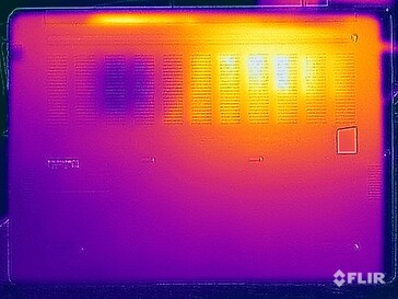 Essai de résistance aux températures de surface (face inférieure)
