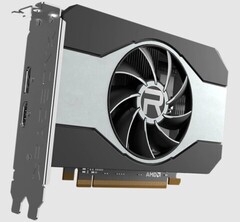 AMD a conçu la Radeon RX 6500 XT comme un GPU pour ordinateur portable. (Image source : AMD)