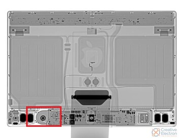 Apple iMac 24 avec ventilateur unique. (Source de l'image : Creative Electron)