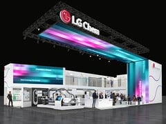 Le stand d'exposition de LG Chem (Image source : LG)