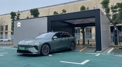 La mise à jour de la PSP permet de remplacer les batteries des véhicules électriques de manière autonome (image : NIO)