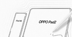 Une nouvelle fuite de l&#039;OPPO Pad 2. (Source : Digital Chat Station via Weibo)