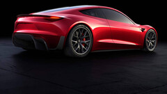 L&#039;accélération en moins d&#039;une seconde du Roadster 2 s&#039;accompagne d&#039;ailes (image : Tesla)