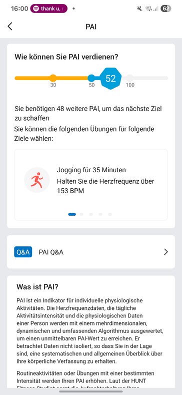 Amazfit Active 2 : Activité