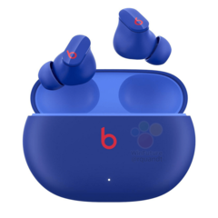 Les Beats Studio Buds seront bientôt disponibles en bleu océan et en deux autres couleurs. (Image source : Apple)