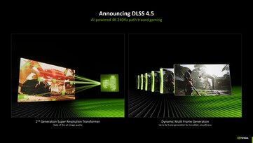 Nvidia DLSS 4.5 avec le modèle Transformer de 2ème génération. (Source de l'image : Nvidia)