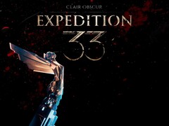 Clair Obscur : Expedition 33 Bannière des Game Awards (Source de l'image : The Game Awards, Sandfall Interactive avec modifications)