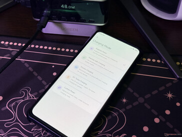 Les modes de recharge peuvent être modifiés depuis l'application