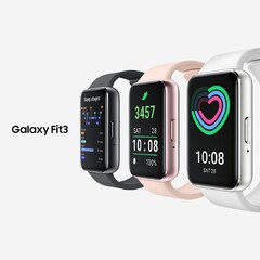 Le Galaxy Fit 3 est le dernier tracker de fitness de Samsung et une alternative moins chère à la smartwatch Galaxy Watch. (Source de l'image : Samsung)