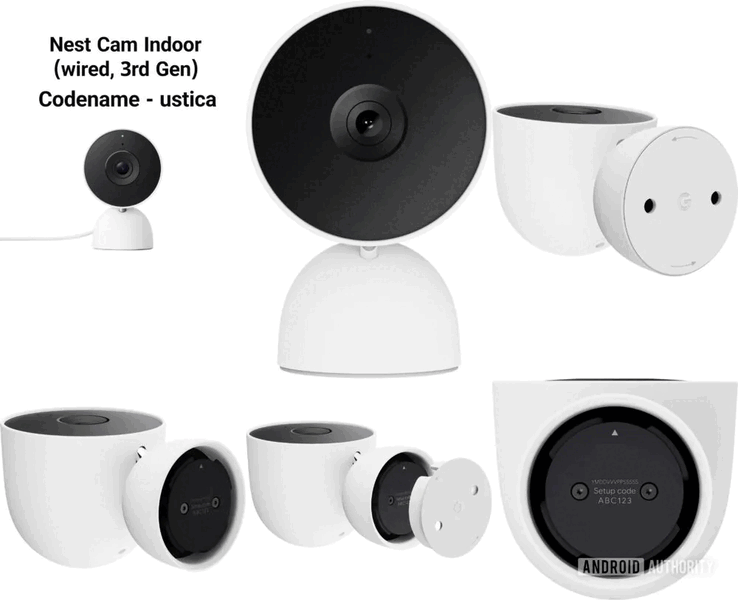 Google Nest Cam Indoor Codenamed Ustica (Image Source : Android Authority)