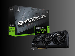 MSI RTX 5070 Ti 16G Shadow 3X (Image source : MSI)