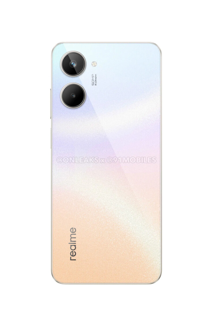 Les nouveaux rendus du "Realme 10". (Source : OnLeaks x 91Mobiles)