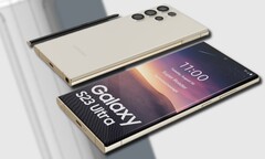 Le Samsung Galaxy S23 Ultra devrait avoir un design plus plat et plus net que son prédécesseur. (Image source : Weibo/Technizo Concept - édité)