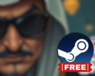 Oil Sheik comporte des éléments de simulation, de puzzle et de bourse. Sur la photo, la miniature floue de la couverture du jeu, avec le logo Steam superposé. (Source de l'image : Steam - Edited)