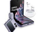Oppo vend le Find N2 Flip dans les coloris Astral Black et Moonlit Purple. (Image source : Oppo)