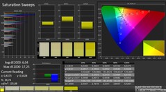 CalMAN : Saturation (calibrée)