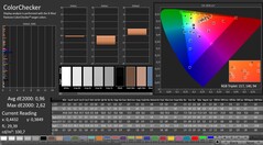 CalMAN : ColorChecker (calibré)