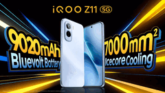 Le iQoo Z11 est doté d'une énorme batterie de 9 020 mAh 