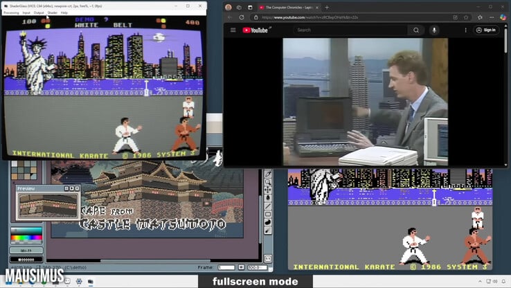 Le conteneur ShaderGlass peut être utilisé avec le shader CRT 240 Hz OLED BlurBusters pour émuler de manière convaincante la clarté des mouvements des écrans cathodiques (et d'autres aspects de l'image, y compris l'amélioration de l'art des pixels)