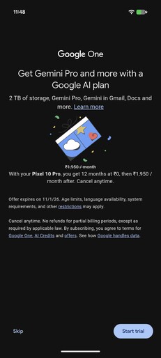 Offre Gemini Pro