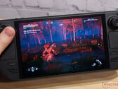 Le Steam Deck OLED de Valve montre des signes d'usure après 750 heures en mode HDR et 1 500 heures en mode SDR. (Source : Own)