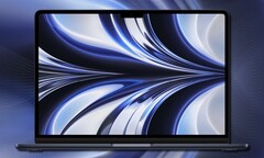 L'ordinateur portable MacBook Air 2022 apporte un design rafraîchi et un nouveau silicium Apple M2. (Image source : Apple - édité)