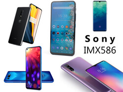 En test : le Sony IMX586. Modèles de test aimablement fournis par Honor Allemagne, OnePlus Allemagne, Xiaomi Autriche, ZTE Allemagne et TradingShenzhen.