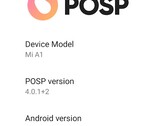 Android 11 sur Xiaomi Mi A1 via POSP ROM (Source : Own)