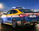 La BMW i4 modifiée semble être une voiture électrique adaptée aux besoins des forces de l'ordre en Europe (Image : AC Schnitzer)