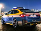 La BMW i4 modifiée semble être une voiture électrique adaptée aux besoins des forces de l'ordre en Europe (Image : AC Schnitzer)