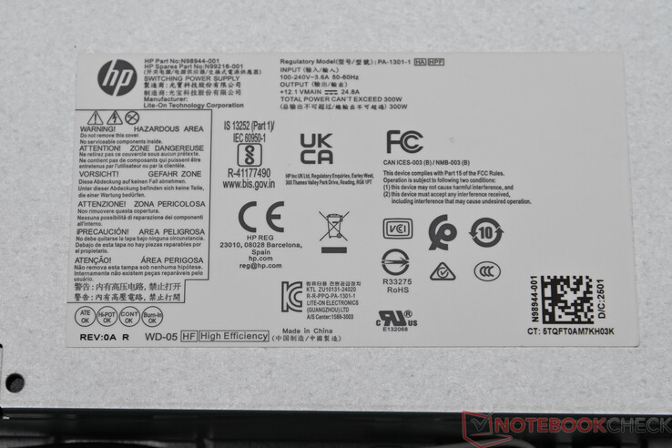 bloc d'alimentation interne (12 V, 24,8 A)