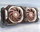 Deux ventilateurs Noctua de 25 mm rendent la RTX 3070 personnalisée d'ASUS silencieuse et épaisse. (Image source : Noctua)