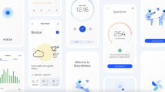 Le Nokia Pure présente des couleurs réduites et des lignes claires, s'éloignant ainsi du langage de conception Material You de Google. (Source de l'image : HMD Global)