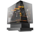 La variante noire du boîtier Floatron F1 mATX Standard Edition. (Source de l'image : darkFlash)