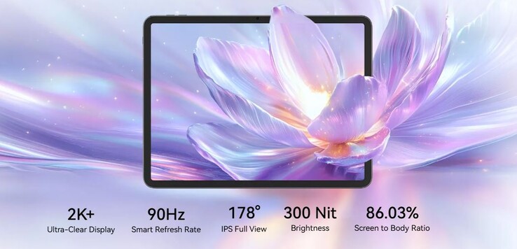 Le Link 8 est doté d'un grand écran IPS de 12,7 pouces (Image source : Blackview)