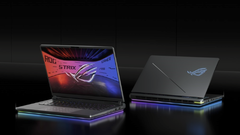 Le ROG Strix G18 (2025). (Source de l'image : Asus)