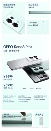 OPPO fait la promotion de ses derniers modèles intermédiaires avant leur sortie. (Source : OPPO)